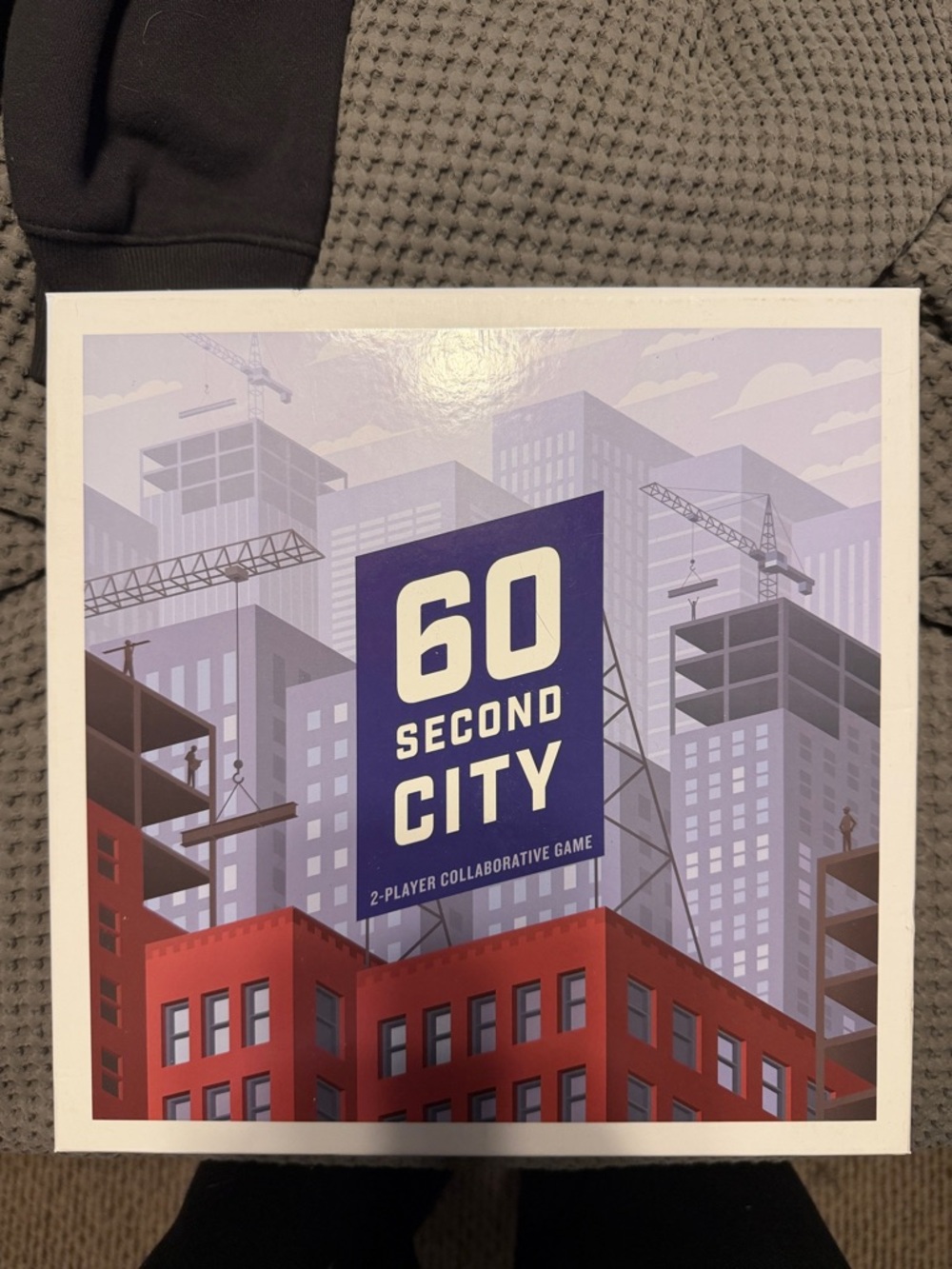 60 Second City Board Game - Purple & Red